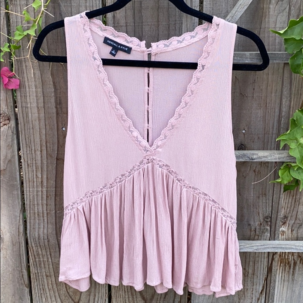 Kendall & Kylie Plunge Tank Top